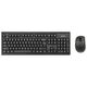 A4Tech
A-4Tech Клавиатура + мышь 7100N клав:черный мышь:черный USB беспроводная [613833]