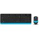Клавиатура + мышь A4Tech Fstyler FG1010 клав:черный/синий мышь:черный/синий USB беспроводная Multimedia Клавиатура + мышь A4Tech Fstyler FG1010 клав:черный/синий мышь:черный/синий USB беспроводная Multimedia