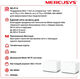 Mercusys Halo H70X(2-pack) AX1800 Домашняя Mesh Wi-Fi 6 система