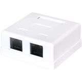 Розетка внешняя RJ-45+RJ-11 5e кат. 5bites LY-SB09