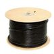 5bites FS5525-305BPE-M FTP/SOLID/5E/24AWG/COPPER/PE/BLACK/OUTDOOR/MSGR/DRUM/305M