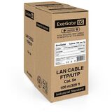 Кабель Exegate FUTP4-C5e-CCA-S24-IN-PVC-GY-100 FTP 4 пары кат.5e CCA Exegate EX281812RUS