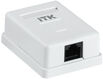 ITK CS2-1C06U-12 Настенная инф. розетка RJ45 кат. 6 UTP 1-порт