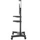 ONKRON TS1881 чёрная 2 полки для AV в комплкте Для телевизоров диагональю 55