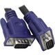 Aopen/Qust (ACG341AD-1.8M) Кабель монитор-SVGA card (15M-15M) 1,8м 2 фильтра [6938510840929]