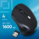 Oklick 415MW black optical (1600dpi) cordless USB (4but) [351684]