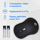 Oklick 415MW black optical (1600dpi) cordless USB (4but) [351684]