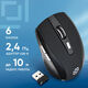 Oklick 455MW черный оптическая (1600dpi) беспроводная USB (6but) [945818]