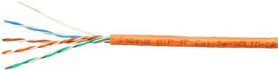 Cabeus UTP-4P-Cat.5e-SOLID-OR Кабель витая пара UTP (U/UTP)