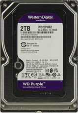 Жесткий диск Western Digital Purple WD23PURZ 2TB 3.5" 5400 RPM 256MB SATA-III DV&amp;NVR для систем видеонаблюдения