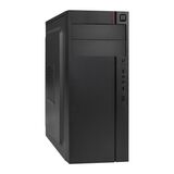 Корпус Miditower ExeGate AA-440-AA450 Exegate EX290182RUS (ATX, AA450 8 см, 2*USB, аудио, черный)