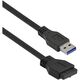 Exegate EX283580RUS Планка USB на переднюю панель ExeGate U3H-625