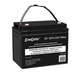 Аккумуляторная батарея DT 1275 Exegate EX282983RUS (12V 75Ah, под болт М6)
