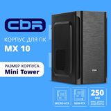 Корпус mATX Minitower MX10 CBR PCC-MATX-MX10-400W2