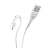 X37/ USB кабель Type-C/ 1m/ 2.4A/ White HOCO HC-10512