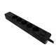 Harper Сетевой фильтр с USB зарядкой UCH-530 Black (5 роз.,1,5м.,3 x USB 2.4A (max 3.4A)