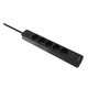 Harper Сетевой фильтр с USB зарядкой UCH-560 Black (5 роз.,3м.,3 x USB 2.4A (max 3.4A)