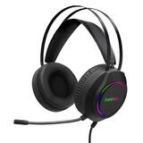 ExeGate Cosmos HS-702GL (объемный звук 7.1, длина кабеля 2.5м, динамик 50мм, 20-20000Гц, RGB подсветка, USB интерфейс, регулировка громкости, Color Box) EX289746RUS