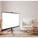 Экран Cactus Triscreen CS-PST-180X180 180х180см 1:1 напольный белый