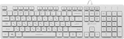 Клавиатура Oklick 550ML белый USB slim Multimedia LED [1061618]