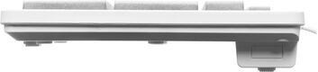 Клавиатура Oklick 550ML белый USB slim Multimedia LED [1061618]