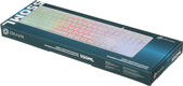 Клавиатура Oklick 550ML белый USB slim Multimedia LED [1061618]