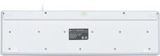 Клавиатура Oklick 550ML белый USB slim Multimedia LED [1061618]