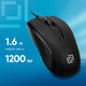 Oklick 325M черный оптическая (1000dpi) USB (2but) [1091340]