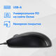 Oklick 325M черный оптическая (1000dpi) USB (2but) [1091340]