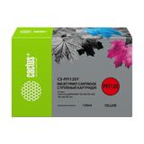 Картридж струйный Cactus CS-PFI120Y желтый (130мл) для Canon imagePROGRAF TM-200/ TM-205/ TM-300/ TM-305