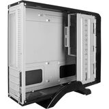 Корпус Desktop ExeGate MI-207U Exegate EX288779RUS (mini-ITX/ mATX, без БП, 2*USB+1*USB3.0, аудио, черный)