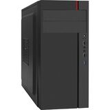 Корпус Miditower ExeGate AA-440U Exegate EX290173RUS (ATX, без БП, 2*USB+1*USB3.0, аудио, черный)