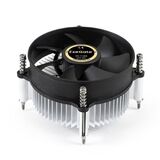 Кулер ExeGate EK-11508 Exegate EX286138RUS (Al, LGA1150/ 1151/ 1155/ 1156/ 1200, TDP 75W, Fan 90mm, 2200RPM, Hydro bearing, 3pin, 22db, 285г, с термопастой, на винтах, Retail color box)