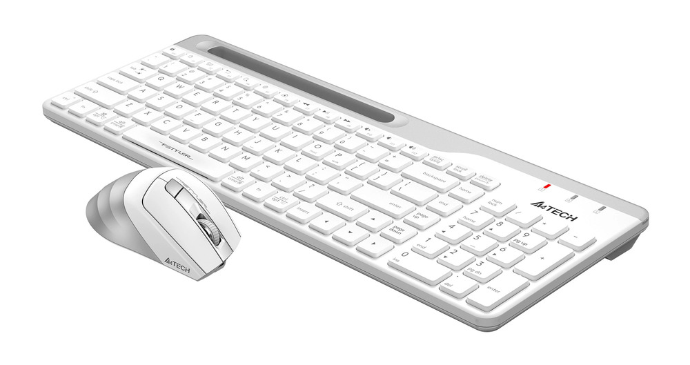 Клавиатура + мышь A4Tech Fstyler FB2535C клав:белый/серый мышь:белый/серый USB беспроводная Bluetoot Клавиатура + мышь A4Tech Fstyler FB2535C клав:белый/серый мышь:белый/серый USB беспроводная Bluetoot