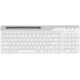 Клавиатура + мышь A4Tech Fstyler FB2535C клав:белый/серый мышь:белый/серый USB беспроводная Bluetoot