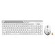 Клавиатура + мышь A4Tech Fstyler FB2535C клав:белый/серый мышь:белый/серый USB беспроводная Bluetoot Клавиатура + мышь A4Tech Fstyler FB2535C клав:белый/серый мышь:белый/серый USB беспроводная Bluetoot