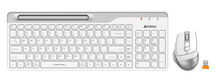 Клавиатура + мышь A4Tech Fstyler FB2535C клав:белый/серый мышь:белый/серый USB беспроводная Bluetoot