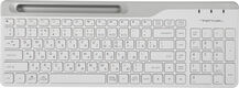 Клавиатура + мышь A4Tech Fstyler FB2535C клав:белый/серый мышь:белый/серый USB беспроводная Bluetoot
