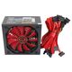 Ginzzu PC800 14CM(Red) 80+ black,APFC,24+4p,4 PCI-E(6+2)