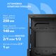 CBR PCC-MATX-MX08-WPSU Корпус mATX Minitower MX08