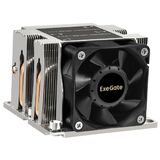 Кулер ExeGate ESNK-P0068AP4.PWM.2U.3647.Cu Exegate EX293439RUS (Al+Cu, 2U, 4 тепл. трубки, LGA3647, TDP 205W, PWM, 2100-6800RPM, 2 ball bearing, 4pin, 52db, 430г, на винтах, с термопастой, Retail box)