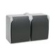 Iek ERS22-K03-16-54-DC РСб22-3-ФСр Розетка двухместная с з/к для открытой установки ФОРС IP54 IEK Iek ERS22-K03-16-54-DC РСб22-3-ФСр Розетка двухместная с з/к для открытой установки ФОРС IP54 IEK