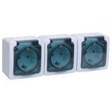 РСб23-3-ГПБд роз 3м с з/ к о/ у IP54 ГЕРМЕС PLUS Iek ERMP32-K03-16-54-EC (дымчатый)