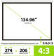 Экран Cactus Wallscreen CS-PSW-206x274 206x274 см 4:3 настенно-потолочный рулонный белый
