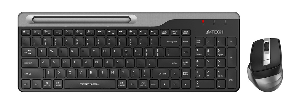 Клавиатура + мышь A4Tech Fstyler FB2535C клав:черный/серый мышь:черный/серый USB беспроводная Blueto Клавиатура + мышь A4Tech Fstyler FB2535C клав:черный/серый мышь:черный/серый USB беспроводная Blueto