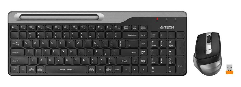 Клавиатура + мышь A4Tech Fstyler FB2535C клав:черный/серый мышь:черный/серый USB беспроводная Blueto Клавиатура + мышь A4Tech Fstyler FB2535C клав:черный/серый мышь:черный/серый USB беспроводная Blueto