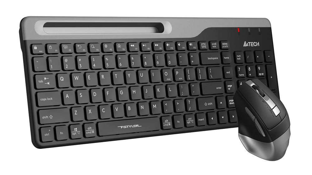 Клавиатура + мышь A4Tech Fstyler FB2535C клав:черный/серый мышь:черный/серый USB беспроводная Blueto Клавиатура + мышь A4Tech Fstyler FB2535C клав:черный/серый мышь:черный/серый USB беспроводная Blueto