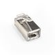 Exegate EX293764RUS Коннектор ExeGate PL45-C5-8P8C-SH-100 RJ-45 Кат.5e (8P8C) под одножильный кабель