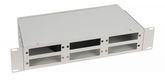 Cabeus FO-CS-19-6FP-GY Кросс бокс оптический 19" 2U на 6 адаптерных панелей Cabeus FO-CS-19-6FP-GY Кросс бокс оптический 19" 2U на 6 адаптерных панелей