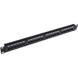 Патч-панель 19" NEOMAX [NM-PP-1U24P-UC6-D-103-BK] 1U&nbsp;<img style='position: relative;margin:0' src='/image/only_to_order_edit.gif' alt='На заказ' title='На заказ' />